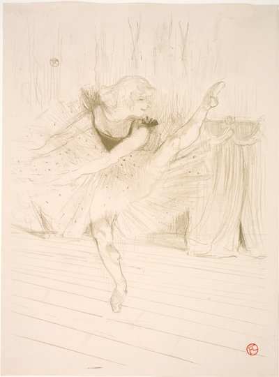 Miss Ida Heath, angol táncos alkotó: Henri de Toulouse Lautrec
