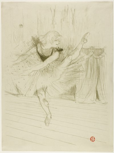 Miss Ida Heath, angol táncos alkotó: Henri de Toulouse-Lautrec