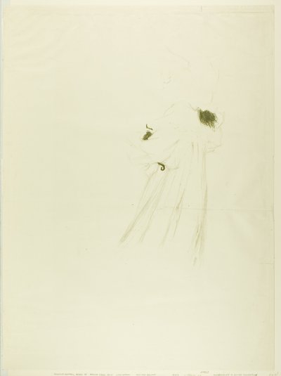 Miss May Belfort (nagy tányér) alkotó: Henri de Toulouse-Lautrec