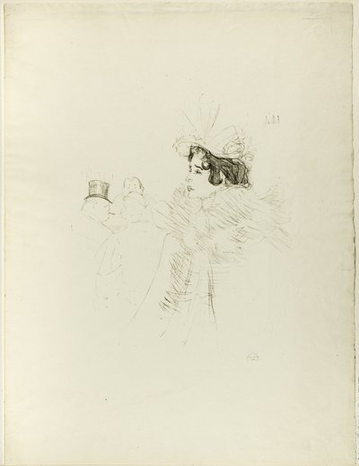 Miss May Belfort az Achille bárban alkotó: Henri de Toulouse Lautrec