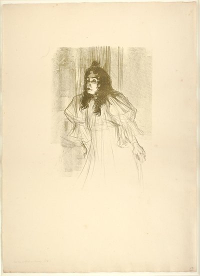 Miss May Belfort hajban alkotó: Henri de Toulouse-Lautrec