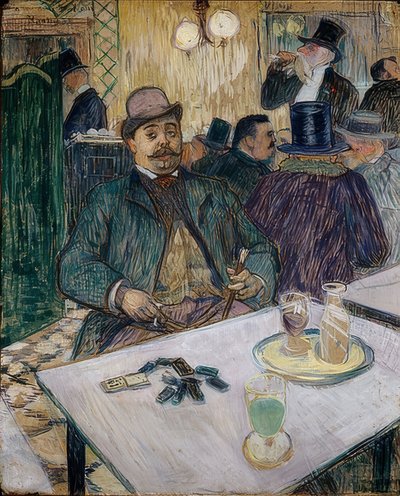 Monsieur Boileau az einem kávézóban. 1893 alkotó: Henri de Toulouse Lautrec