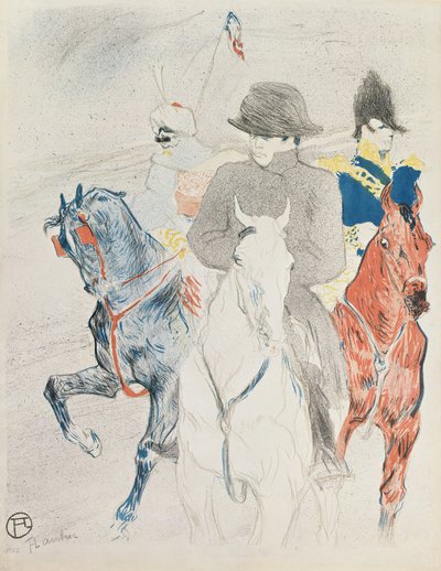 Napoleon reitet, 1895 von Henri de Toulouse Lautrec