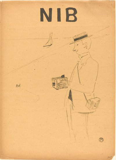 Nib vagy az amatőr fotós [jobb elöl] alkotó: Henri de Toulouse Lautrec