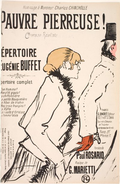 Szegény Pierre! alkotó: Henri de Toulouse Lautrec