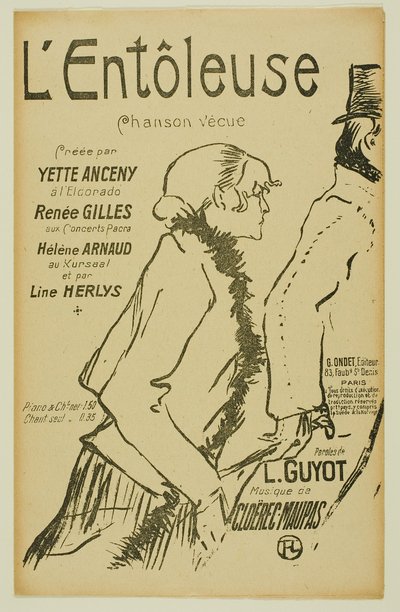 Szegény Street-Walker! alkotó: Henri de Toulouse Lautrec