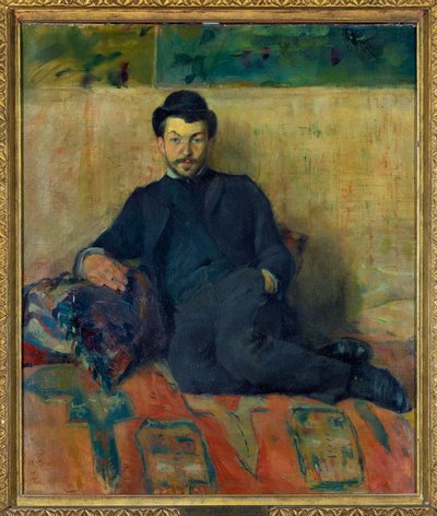 Gustave Lucien (Gustave-Lucien) portréja Dennery Henri de Toulouse Lautrec (1864-1901) festménye 1883 Méret: 0,55 x 0,47 m Párizsi Louvre Múzeum Kötelező említés: Helene és Victor Lyon adomány alkotó: Henri de Toulouse Lautrec