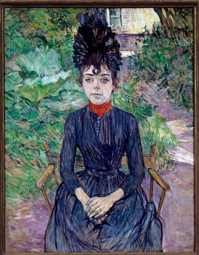 Justine Dieuhl portréja Henri de Toulouse Lautrec (1864-1901) festménye 1891 V. 0,74x0,58 m Párizs, Muse d