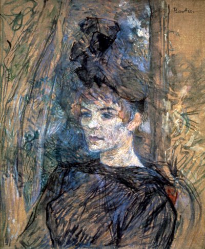 Suzanne Valadon portréja, 1885 alkotó: Henri de Toulouse Lautrec