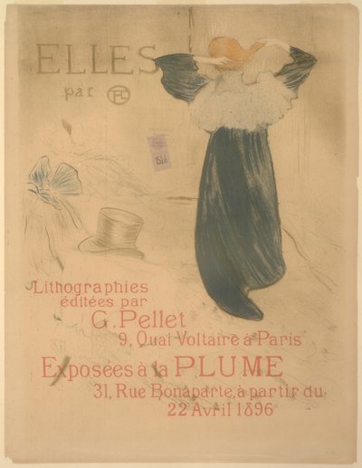 "Elles" plakátja alkotó: Henri de Toulouse Lautrec