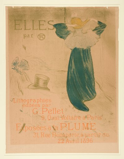 A Frontispiece plakátja alkotó: Henri de Toulouse-Lautrec