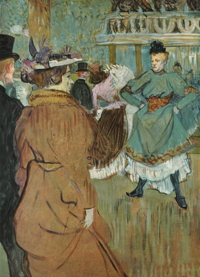 „Quadrille a Moulin Rouge-ban”, 1892, 1952. alkotó: Henri de Toulouse Lautrec