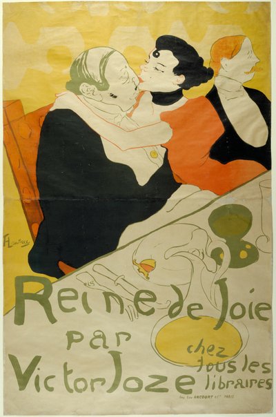 az öröm királynője alkotó: Henri de Toulouse-Lautrec