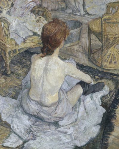 Redhead The Toilet, 1889 alkotó: Henri de Toulouse Lautrec
