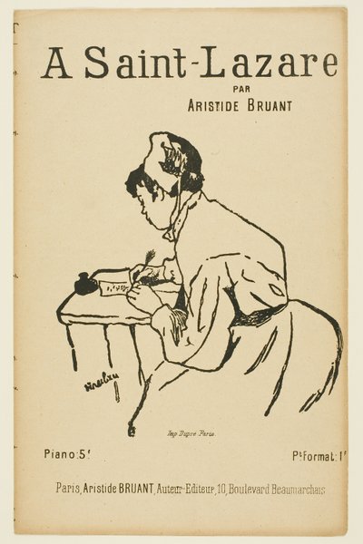À Saint-Lazare von Henri de Toulouse-Lautrec
