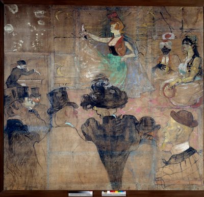 Goulue házának jele (Weber Louise dit La Goulue alkotó: Henri de Toulouse Lautrec