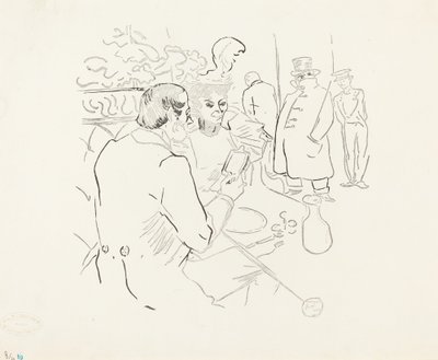 Sznobizmus, 1895. alkotó: Henri de Toulouse Lautrec