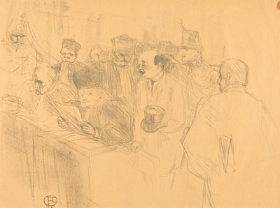Soudais Deposition alkotó: Henri de Toulouse-Lautrec