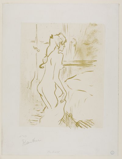 Tanulmány egy nőről alkotó: Henri de Toulouse-Lautrec