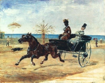 A fekete grófnő, 1881 alkotó: Henri de Toulouse Lautrec