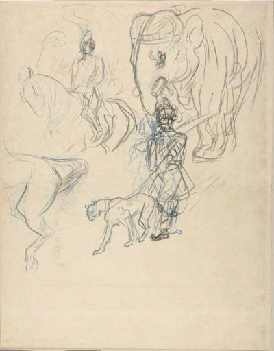 A Rajah Cortege alkotó: Henri de Toulouse Lautrec