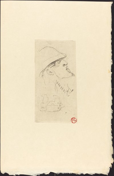 The Explorer Vicomte de Brettes (Explorer L.J. Vicomte de Brettes?) alkotó: Henri de Toulouse Lautrec