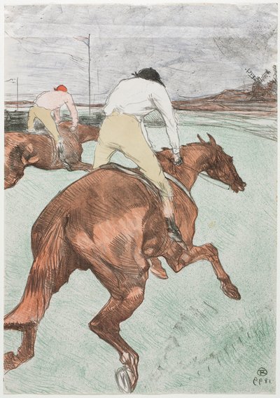 A Jockey alkotó: Henri de Toulouse-Lautrec