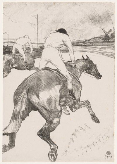 A Jockey alkotó: Henri de Toulouse-Lautrec