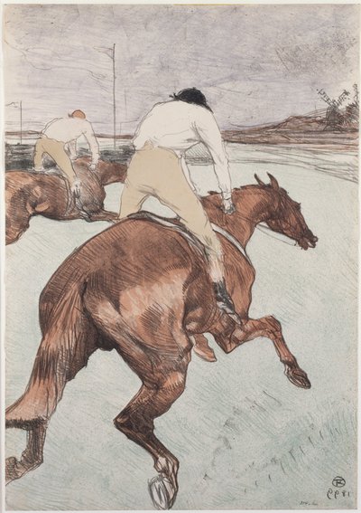 A Jockey alkotó: Henri de Toulouse-Lautrec