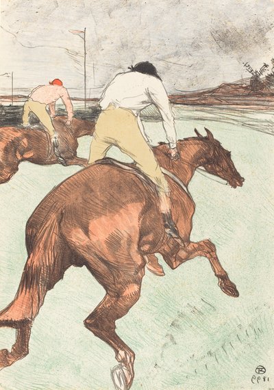 The Jockey Le jockey, 1899. alkotó: Henri de Toulouse Lautrec