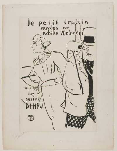 Das kleine Botengirl von Henri de Toulouse-Lautrec