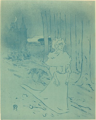 Az udvarhölgy vagy az ómen (A Chatelaine vagy a toxin) alkotó: Henri de Toulouse Lautrec