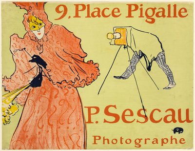 Der Fotograf Sescau von Henri de Toulouse-Lautrec