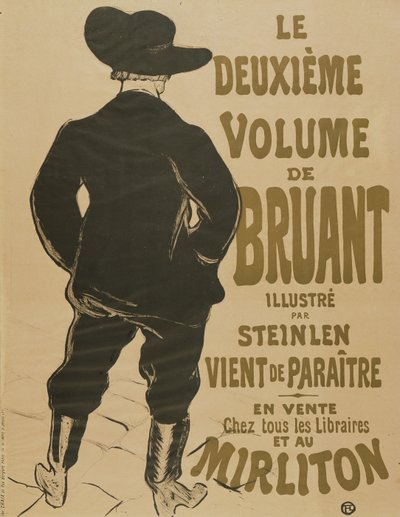 Bruant második kötete, 1893 alkotó: Henri de Toulouse Lautrec