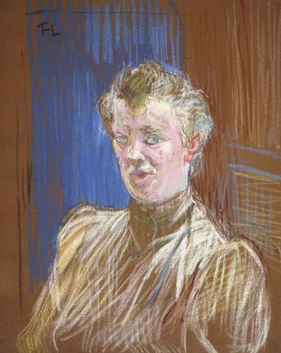 A köves Gabrielle; La Pierreuse Gabrielle, 1893 alkotó: Henri de Toulouse Lautrec