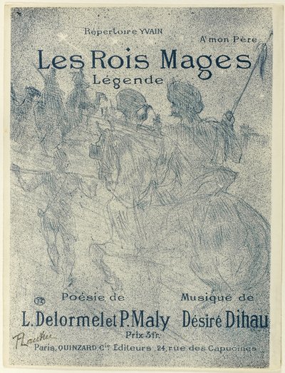 Die drei Weisen von Henri de Toulouse-Lautrec