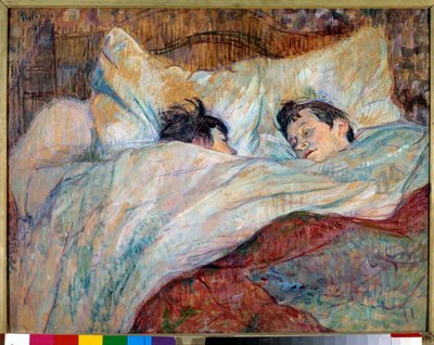 Az ágy Két alvó gyerek. Olaj, karton, Henri de Toulouse Lautrec (1864-1901) 1892 Dim. 0,54x0,7 m Párizs, Muse d