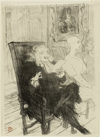 Truffier és Moreno, a Tanult nőkben alkotó: Henri de Toulouse Lautrec
