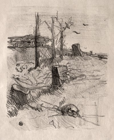 Temető Galíciában alkotó: Henri de Toulouse Lautrec