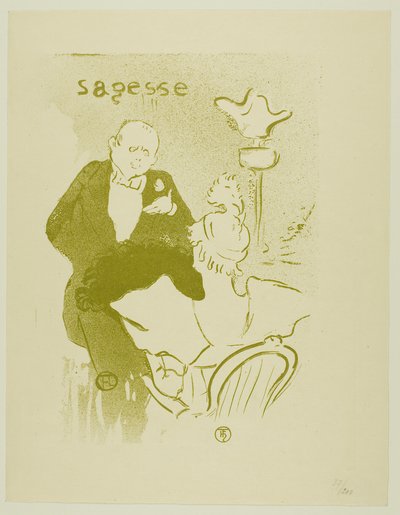 Weisheit von Henri de Toulouse-Lautrec
