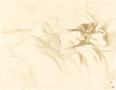 Nő Alszik alkotó: Henri de Toulouse Lautrec