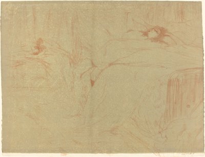 Nő a hátán alkotó: Henri de Toulouse Lautrec