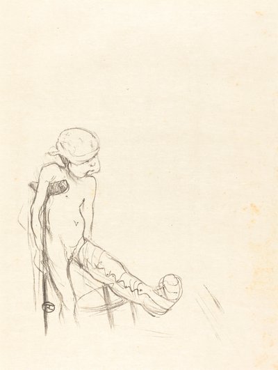 Sebesült Eros (Eros vanné) alkotó: Henri de Toulouse-Lautrec