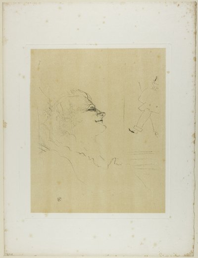 Yvette Guilbert – Pessima, Yvette Guilberttől alkotó: Henri de Toulouse-Lautrec