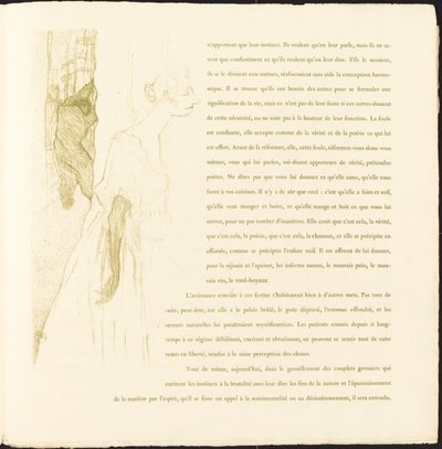 Yvette Guilbert alkotó: Henri de Toulouse Lautrec