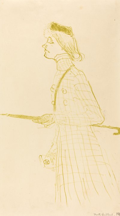 Yvette Guilbert alkotó: Henri de Toulouse Lautrec