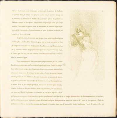 Yvette Guilbert alkotó: Henri de Toulouse Lautrec