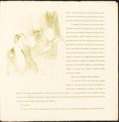 Yvette Guilbert alkotó: Henri de Toulouse Lautrec