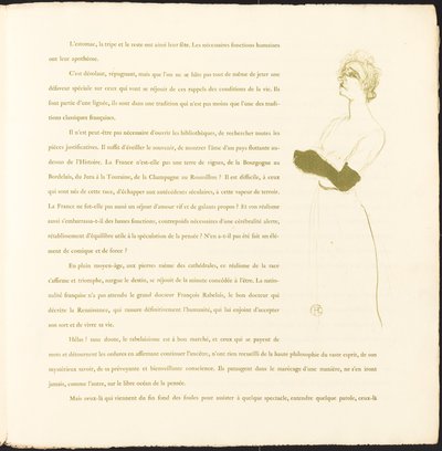 Yvette Guilbert alkotó: Henri de Toulouse Lautrec