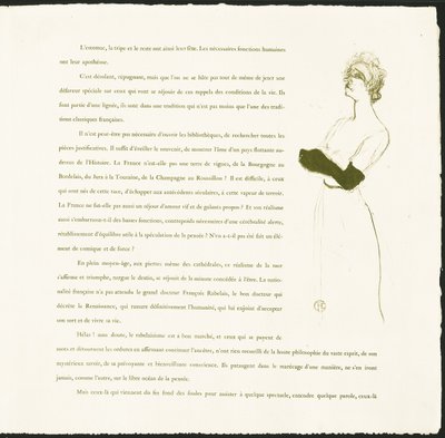 Yvette Guilbert von Henri de Toulouse-Lautrec